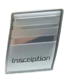 Badge INSCRIPTION